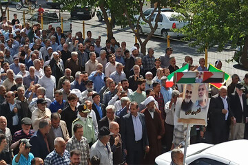 راهپیمایی خشم مردم استان تهران از جنایات اخیر صهیونیست ها درلبنان