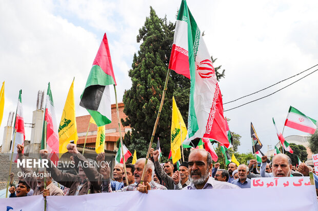 راهپیمایی ضدصهیونیستی «جمعه خشم» در گرگان