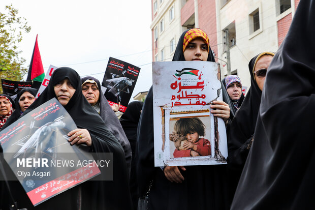 راهپیمایی ضدصهیونیستی «جمعه خشم» در گرگان