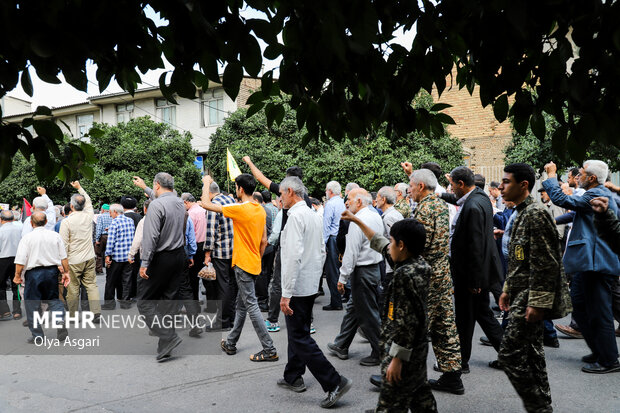 راهپیمایی ضدصهیونیستی «جمعه خشم» در گرگان