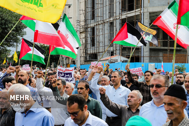 راهپیمایی ضدصهیونیستی «جمعه خشم» در گرگان