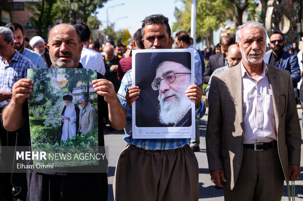 راهپیمایی ضدصهیونیستی «جمعه خشم» در سنندج