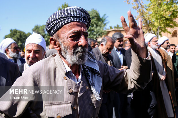 راهپیمایی ضدصهیونیستی «جمعه خشم» در سنندج