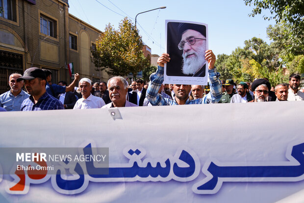 راهپیمایی ضدصهیونیستی «جمعه خشم» در سنندج