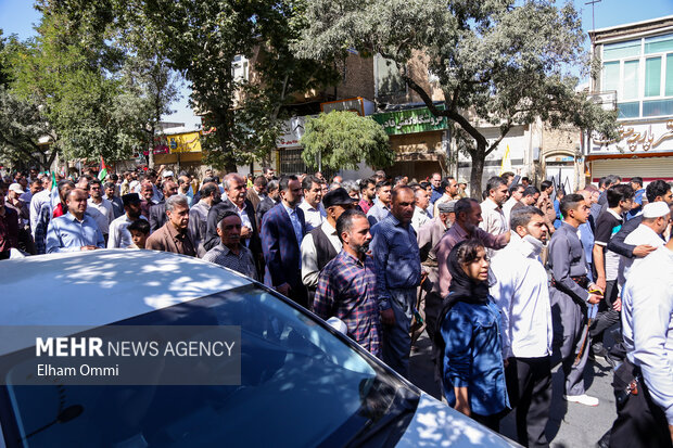 راهپیمایی ضدصهیونیستی «جمعه خشم» در سنندج