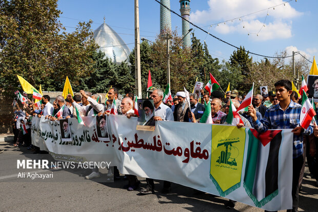 راهپیمایی ضدصهیونیستی «جمعه خشم» در ارومیه