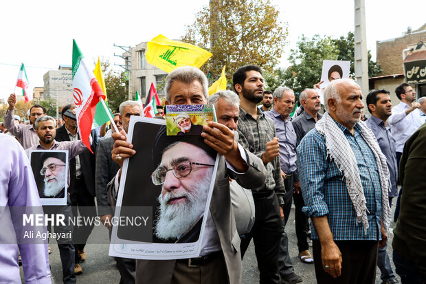 راهپیمایی ضدصهیونیستی «جمعه خشم» در ارومیه