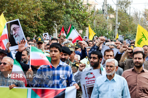 راهپیمایی ضدصهیونیستی «جمعه خشم» در ارومیه