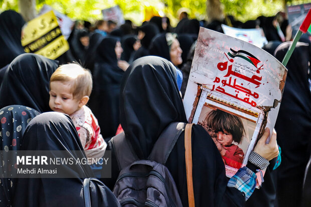 راهپیمایی ضدصهیونیستی «جمعه خشم» در زنجان