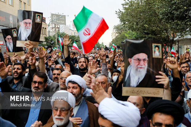 راهپیمایی ضدصهیونیستی «جمعه خشم» در زنجان