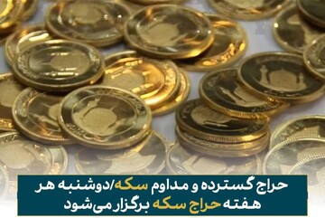 مرکز مبادله ایران: دوشنبه هر هفته حراج سکه برگزار می‌شود