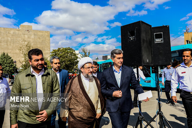 مراسم روز ملی ایمنی و آتش‌نشانی در تبریز