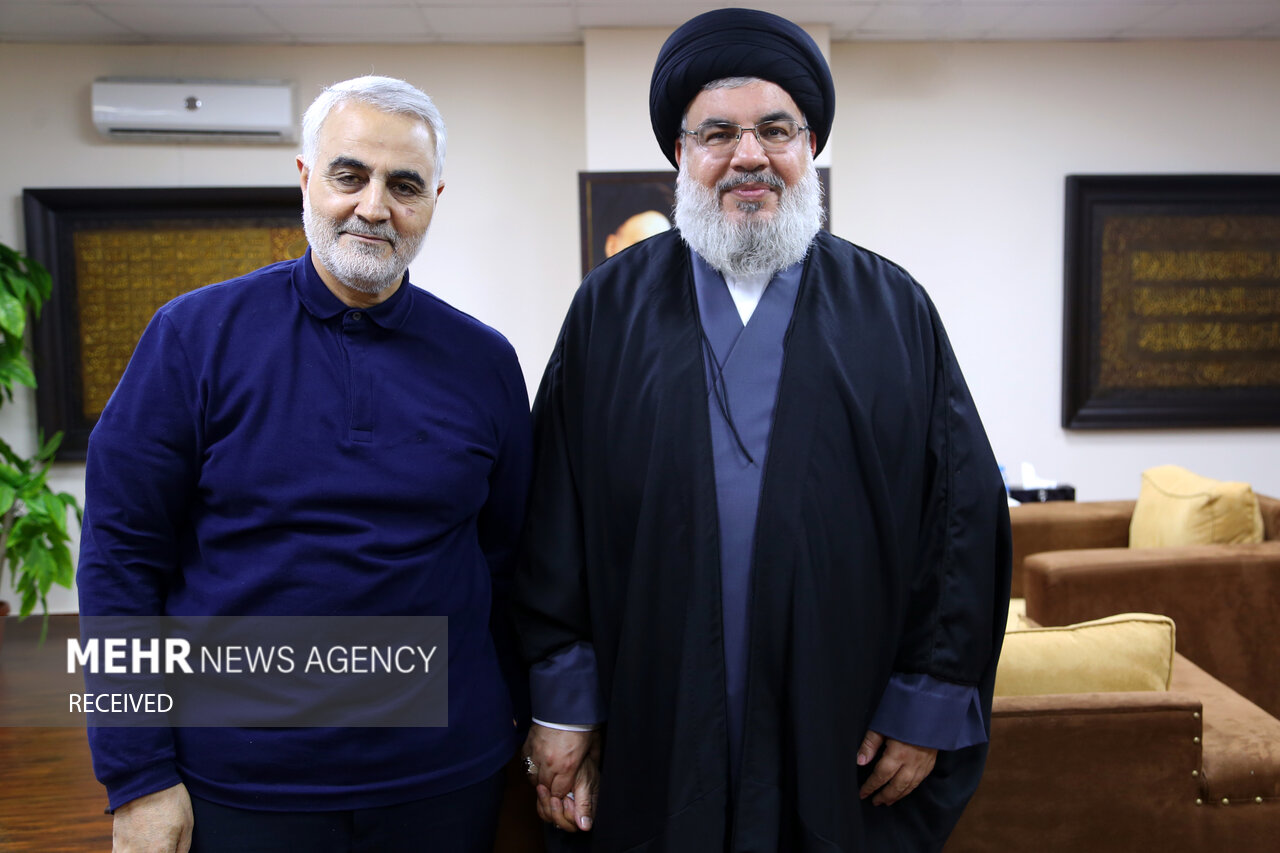 پیوستن «نصرالله» از مقر فرماندهی به جمع یاران «حاج قاسم»