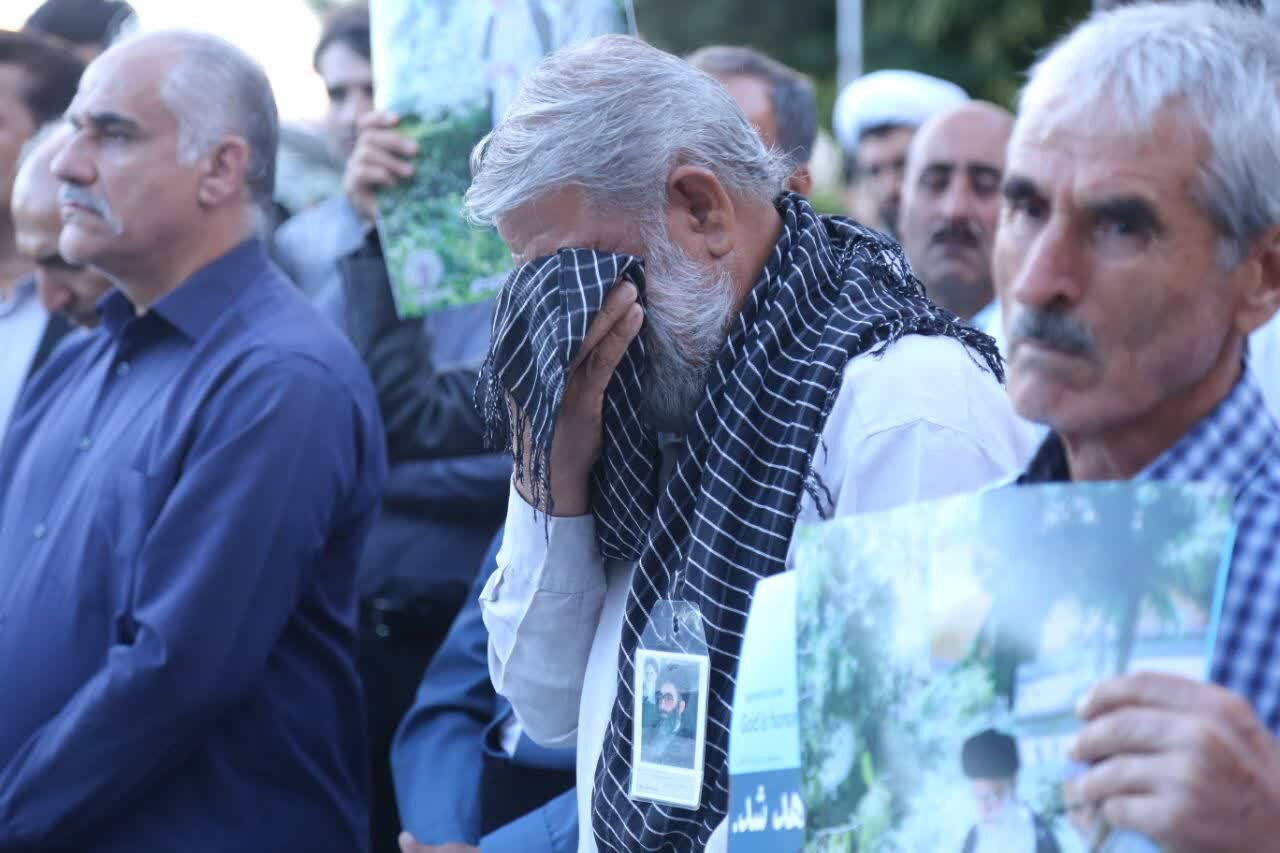 فریاد مرگ بر آمریکا و مرگ بر اسراییل در سنندج