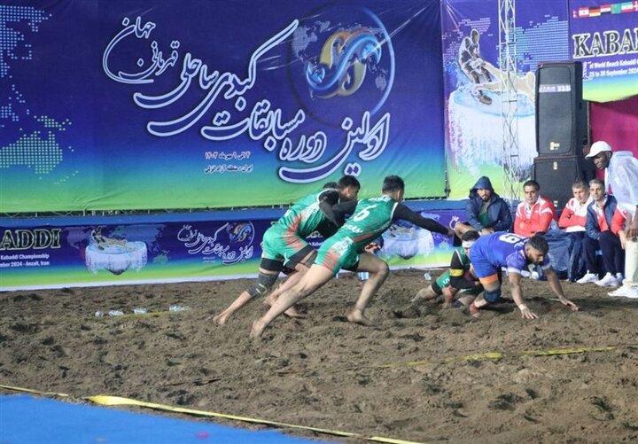 Iran into 1st World Beach Kabaddi Championship semis