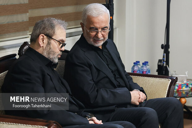 مراسم عرض تسلیت شهادت سید حسن نصرالله در دفتر حزبالله لبنان 14