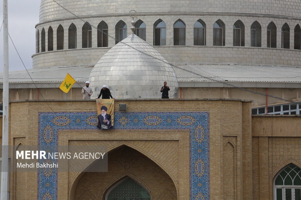 راهپیمایی مردم قم و حوزویان درمحکومیت ترور شهید نصرالله