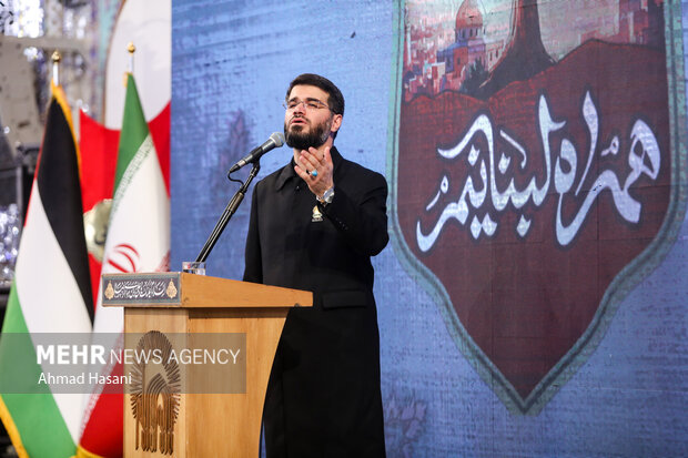 
Martyr Nasrallah remembered in Imam Reza Shrine
