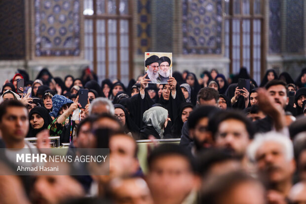 
Martyr Nasrallah remembered in Imam Reza Shrine
