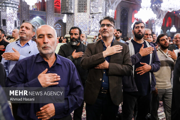 
Martyr Nasrallah remembered in Imam Reza Shrine
