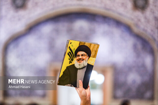 
Martyr Nasrallah remembered in Imam Reza Shrine
