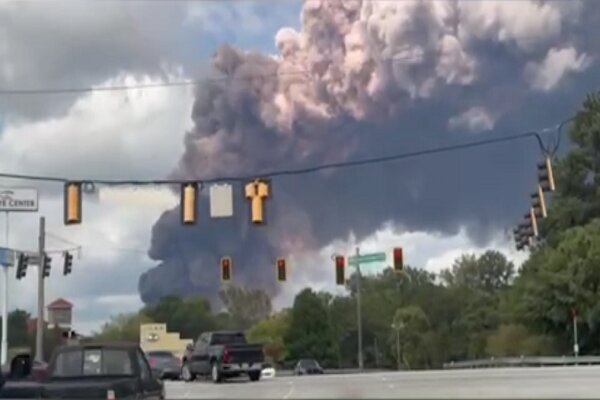 VIDEO: Fire at US state of Georgia chemical lab