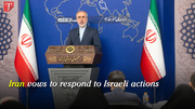 Iran vows to respond to Israeli actions