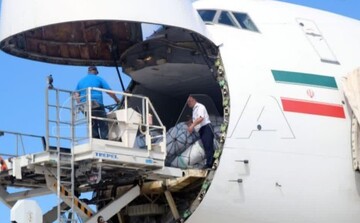 Plane carrying Iran's humanitarian aid landed Syria