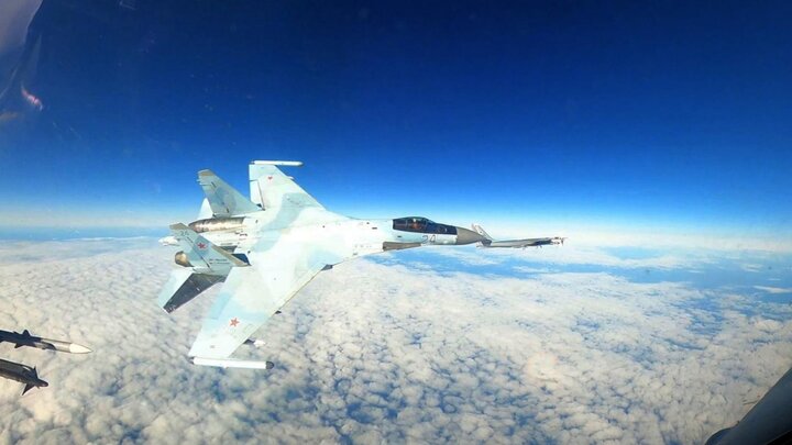 Russian fighter buzzes US F-16 jet over Alaska in shock video