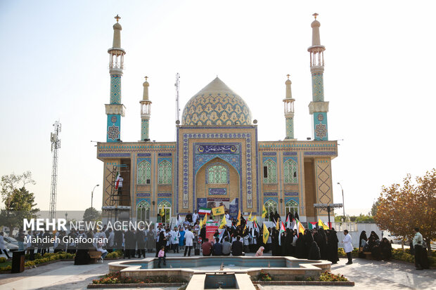 تجمع کادر درمان مشهد برای اعزام به لبنان