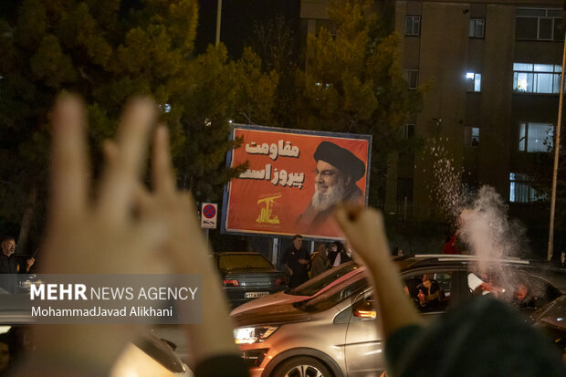 شادی مردم پس از حملات موشکی سپاه پاسداران به سرزمین های اشغالی