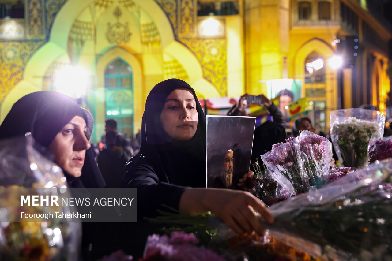 Şehit Nasrullah Tahran'da anıldı