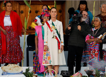 Mexico's first female president takes office