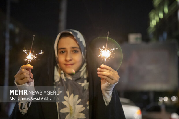 شادی مردم پس از حملات موشکی سپاه پاسداران به سرزمین های اشغالی