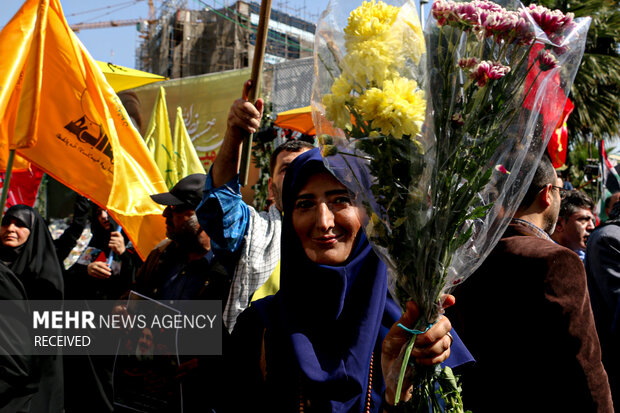 تجمع کارمندان ادارات شهر تهران در میدان فلسطین 10