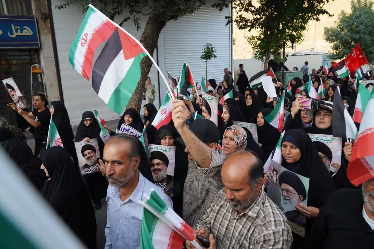 خروش انقلابی مردم فارس در حمایت از عملیات «وعده صادق ۲»