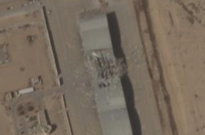 Satellite images show serious damages to Israeli airfield