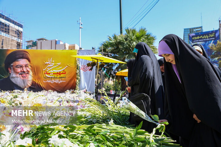 نرخاندنی ئۆپەراسیۆنی بەڵێنی ڕاستی و یادی شەهید نەسروڵا بە دانانی چەپکە گوڵ