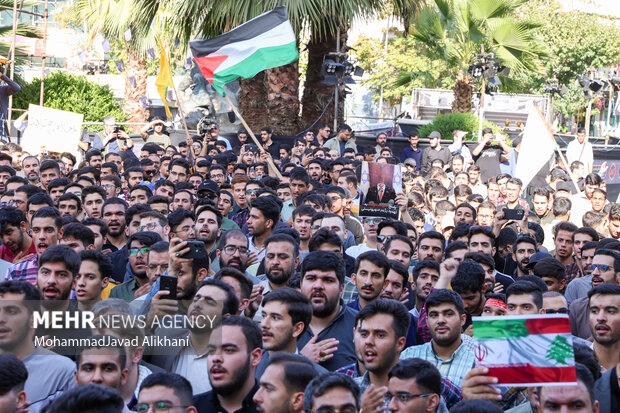 آخرین روز مراسم ادای احترام به شهید سیدحسن نصرالله درمیدان فلسطین