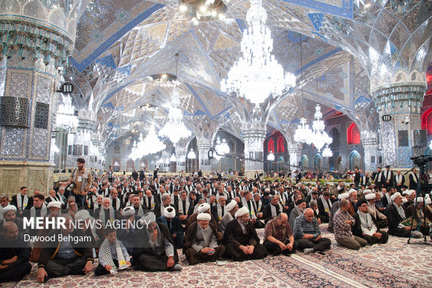 بزرگداشت شهید «سید حسن نصرالله» در حرم رضوی