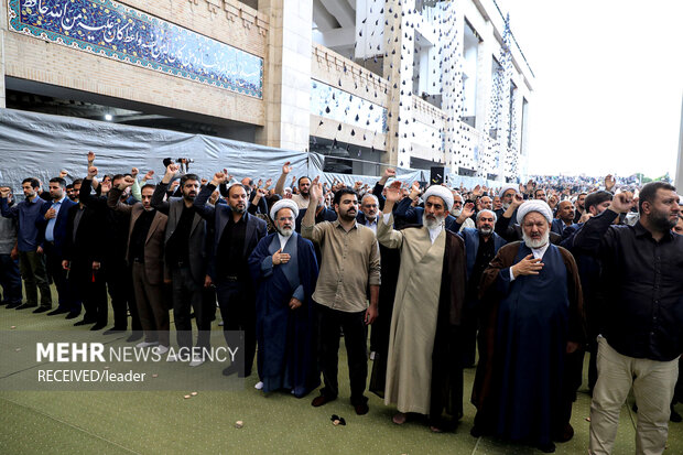 مراسم بزرگداشت مجاهد کبیر شهید حجت‌الاسلام والمسلمین سیدحسن نصرالله و همراهان ایشان در مصلای امام خمینی (ره)