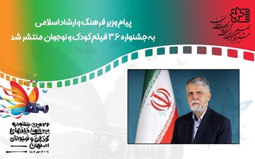 پیام وزیر ارشاد و رئیس سازمان سینمایی برای جشنواره کودک