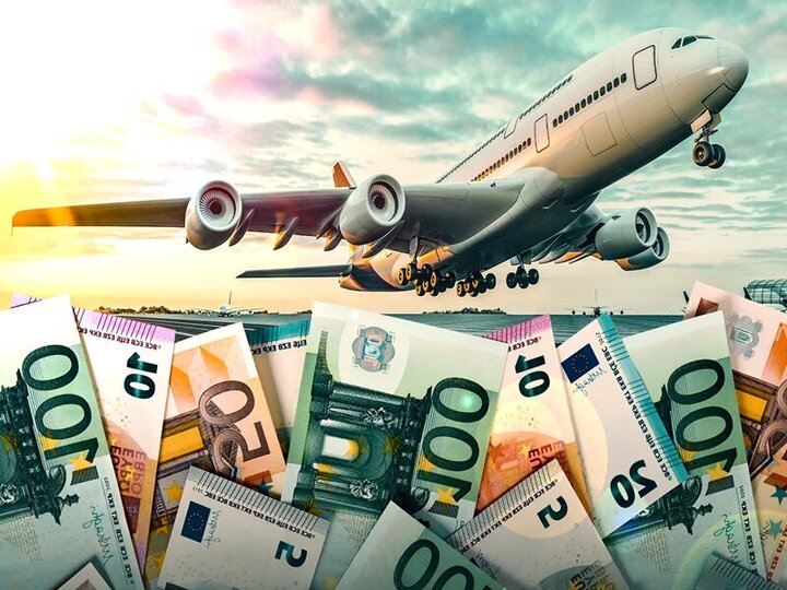 قاچاقچی 21 هزار یورو از پرواز جا ماند