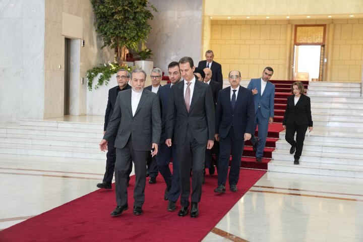 FM Araghchi meets with Syrian president Assad in Damascus