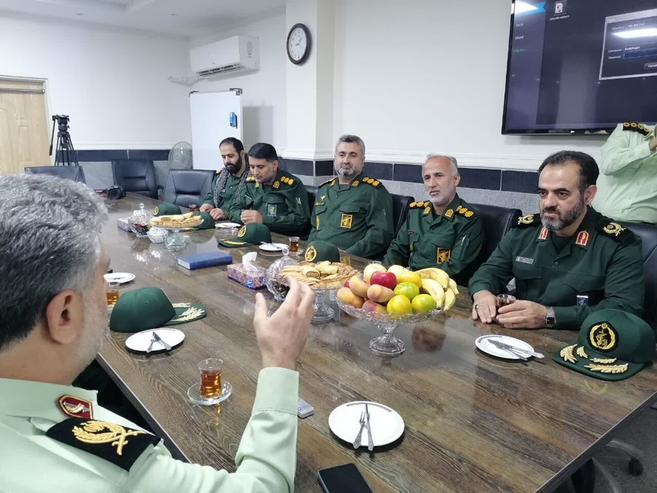 دیدار فرمانده سپاه قدس گیلان با فرمانده نیروی انتظامی