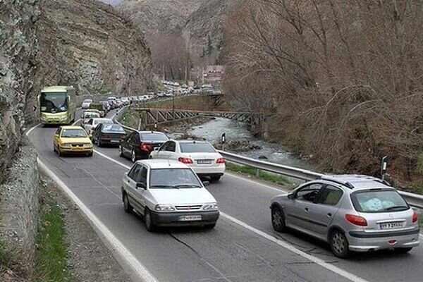 بازگشایی محور کرج چالوس و آزادراه تهران شمال