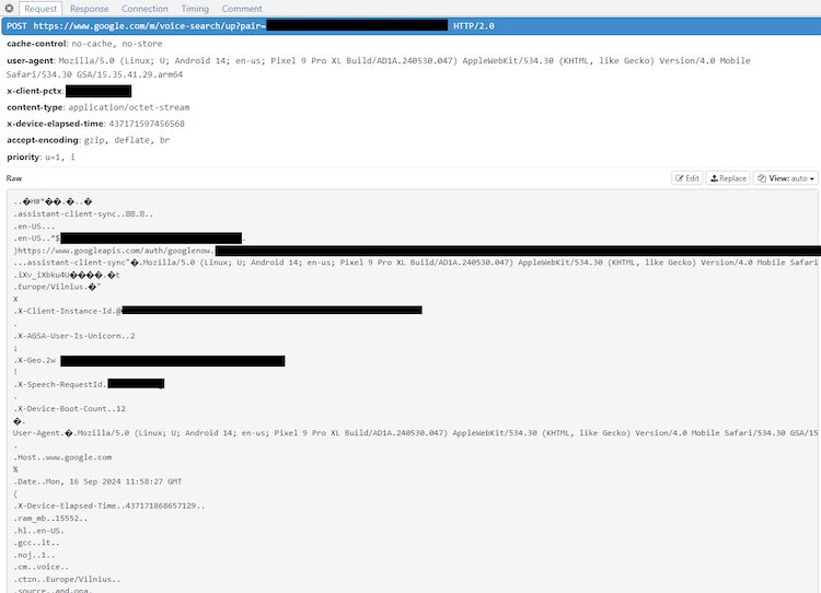 موبایل گوگل اطلاعات کابران را افشا میکند