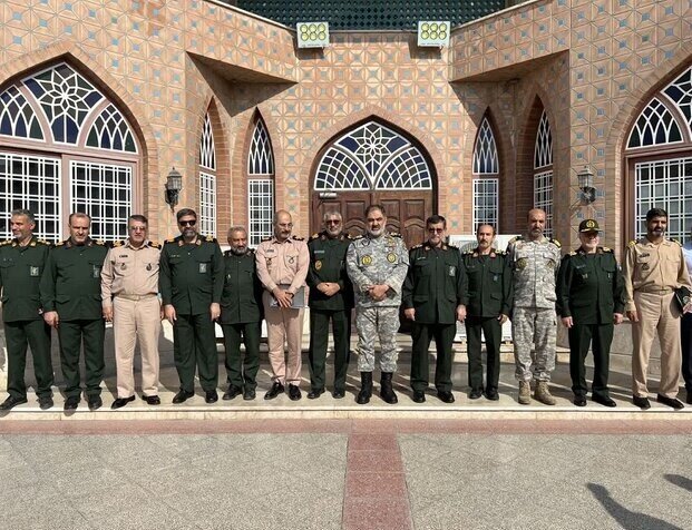 The commanders of the Islamic Revolution Guard Corps (IRGC) Navy and the Iranian Army Navy gathered on Tuesday to mark the anniversary of the IRGC Navy's establishment.