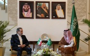 Iran FM, Saudi Arabia's Bin Farhan hold talks in Riyadh