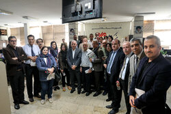 Syrian journalists tour Mehr Media Group HQ